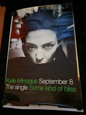 Kylie Minogue Some Kind Of Bliss Bus Stop Poster So RARE ONLY 1 MORE CHEAPER 