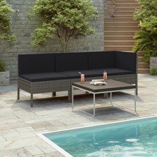 Garden Furniture Set Grey