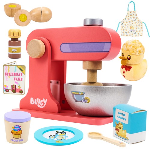 Bluey wooden toy duck - bluey, cake