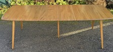STUNNING LARGE ERCOL RETRO GRAND EXTENDING DINING TABLE VERY CLEAN WE DELIVER