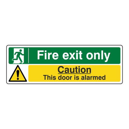 Fire exit sign door is - exit,
