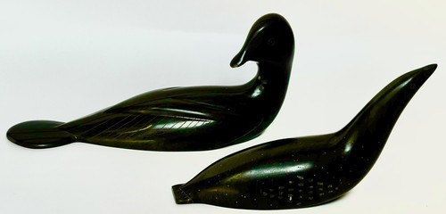 Inuit soap stone carvinds - 2,