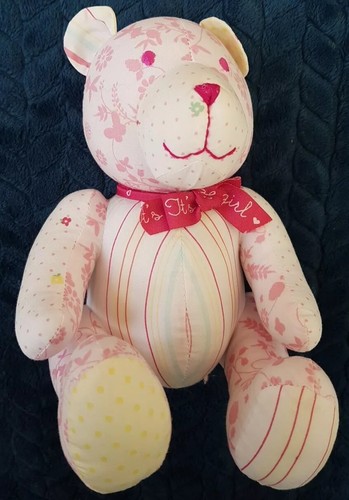 Mothercare sitting pink teddy - mothercare,