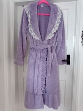 Bath Robe Lilac With Frills & Lace XL Size 14-16