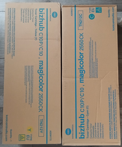 Konica minolta toners - 2x,