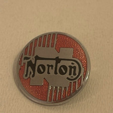 Vintage norton aem enamel - vintage, pin