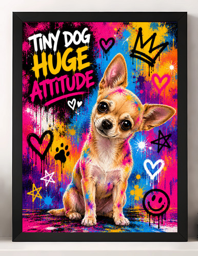 Chihuahua dog pet print - chihuahua,
