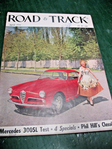 Road track april 195 alfa - road,