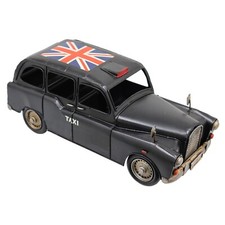 MAZE Direct Primus Metal London Taxi Cab Wall Art- Black