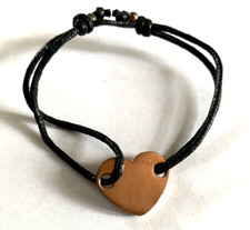 Rhona Sutton Black Cord Heart