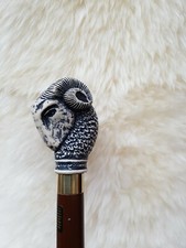 RAMS HEAD WALKING STICK DERBY