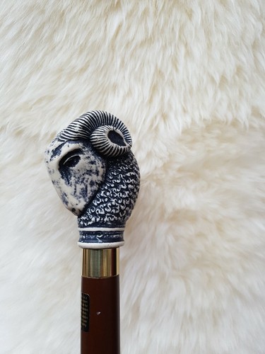 Rams head walking stick derby - rams,