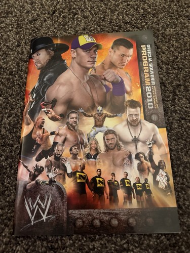 Wwe souvenir programme 2010 - wwe,