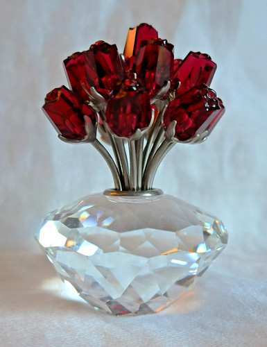 Vase beautiful red - 15, rose