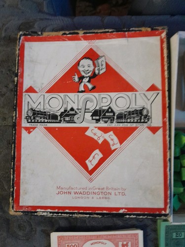 Vintage monopoly incomplete - vintage,