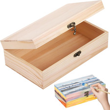 Unfinished Wooden Box with