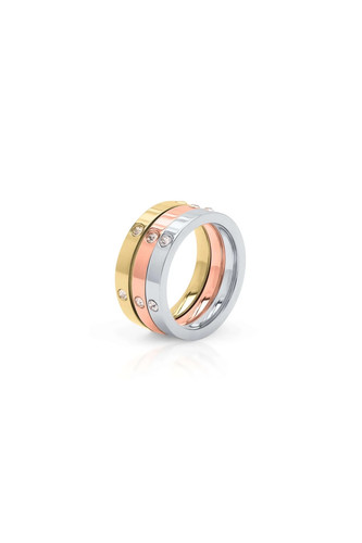 Multicolor crystal ring set - crystal,