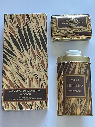 Vintage boxed avon timeless - avon,
