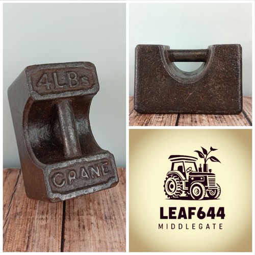 Bar weight 4lb cast iron - 4lb, old
