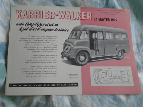 Karrier walker seater bus - 12,