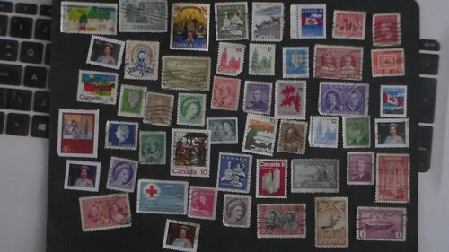 Selection canadian stamps - of,