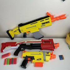 Nerf Fortnite Big Bundle AR-L Scar + SMG +  Boss Blasters - SMG & Scar Motorised