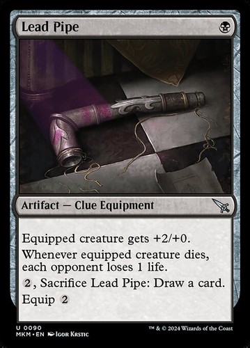 Mtg lead pipe - pipe, (0090)