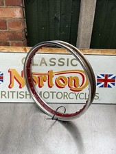 Vintage Motorcycle Rim Radaelli 19 X 2 36H Front Rim Triumph BSA Norton