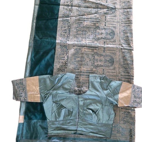 Beautiful silk saree with - saree,
