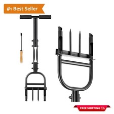 Semi-Hollow Lawn Aerator with