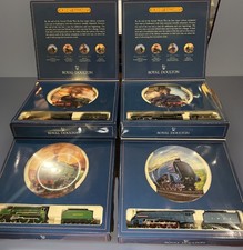 Hornby R648 R649 R549 R650+ Royal Doulton Plate Ltd Edition Locomotives BNIB