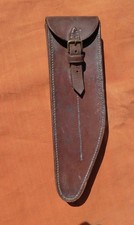 VINTAGE WW2 MILITARY LEATHER UTILITY TOOL BELT POUCH MUSICIANS POUCH 1940