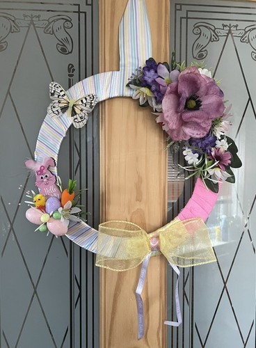 Handmade easter wreath - easter,