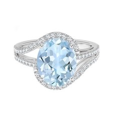 7x5 MM Oval Natural Aquamarine