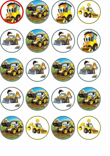Jcb diggers edible rice - 24, diggers,