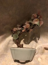 small flower pot with Plastic Flower