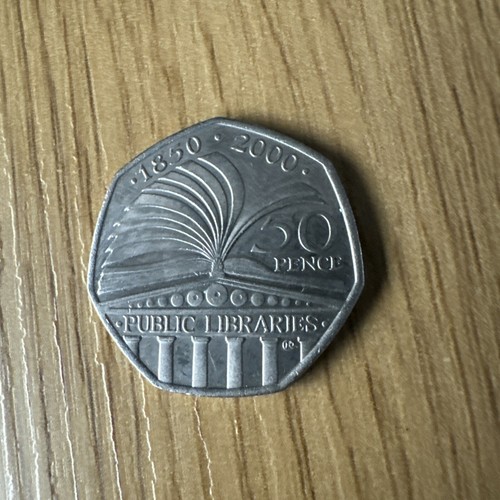 Rare 50p coin - rare, public