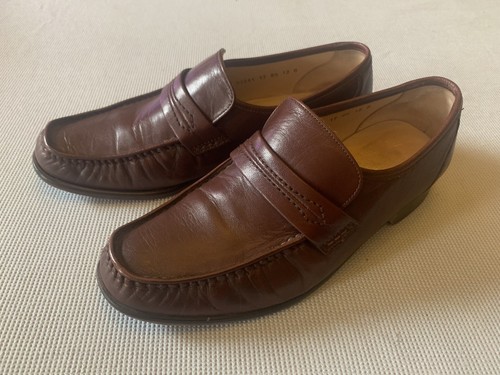 Grenson brown leather - brown, leather-slip