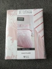 Catherine Lansfield Kingsize Duvet Set. Reversible 2 Looks In 1.