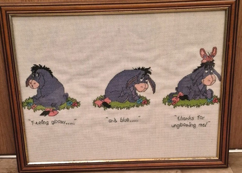 Disney eeyore cross stitch - eeyore,