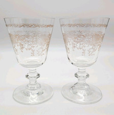 Vintage glass goblet wine - glass,