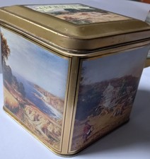 Tin For Biscuits  Rustic Empty
