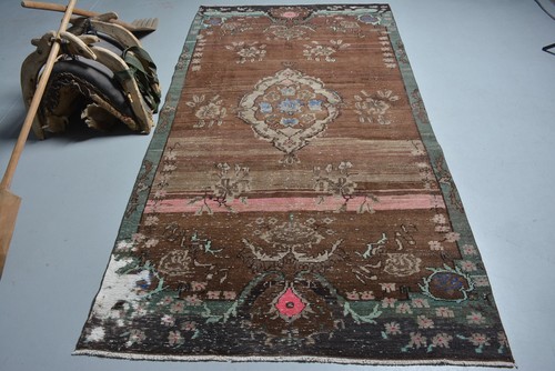 Vintage turkish rug area - rug,,