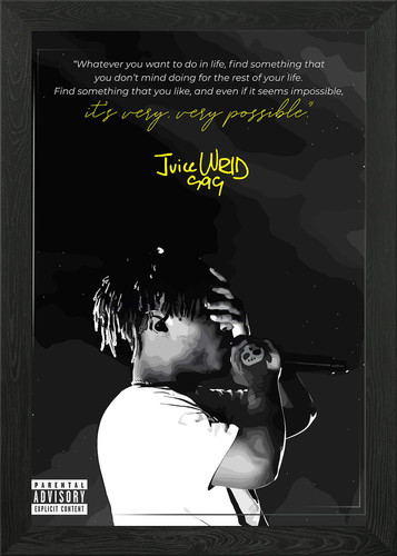 Juice wrld 999 poster - poster, framed