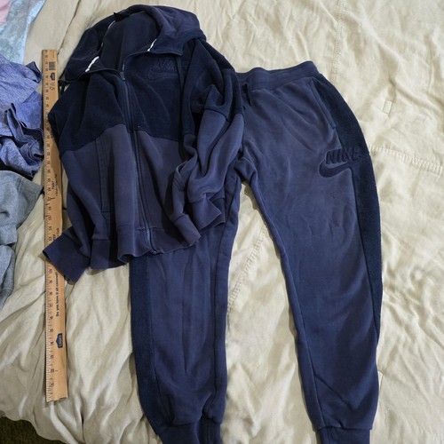 Y2k nike velour track suit - track,