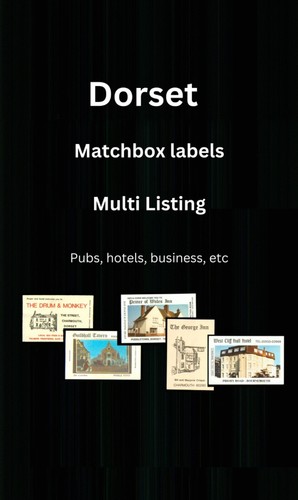 Matchbox label dorset - label,