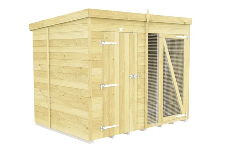 Dog kennel run 8ft x - kennel, &