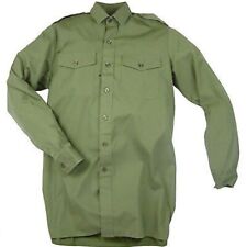 General Service Shirt Long Sleeve British Army Old Pattern Green Uniform Shirt