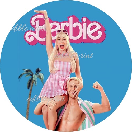 Personalised barbie edible - barbie,