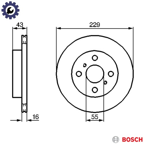 Brake disc 986 478 - disc,